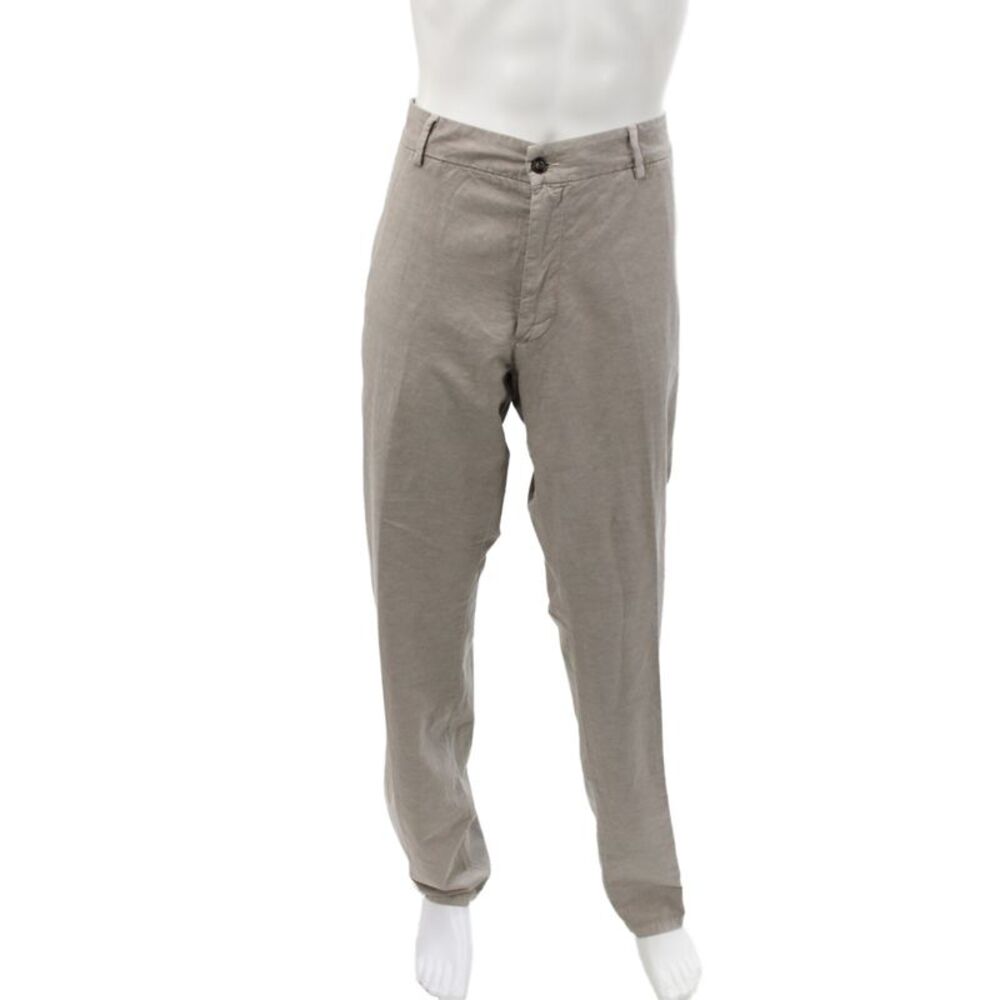Peter Millar Mens Chino Pants Beige Cotton Size 38